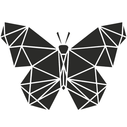 strijkapplicatie geometrisch vlinder vlakken