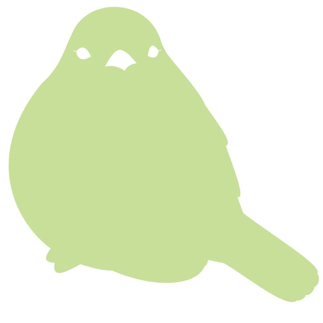 strijkapplicatie Vogel Bolletje