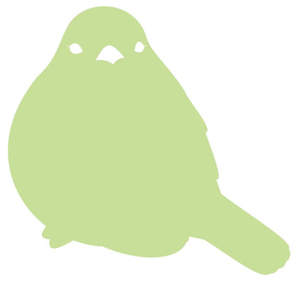 strijkapplicatie Vogel Bolletje