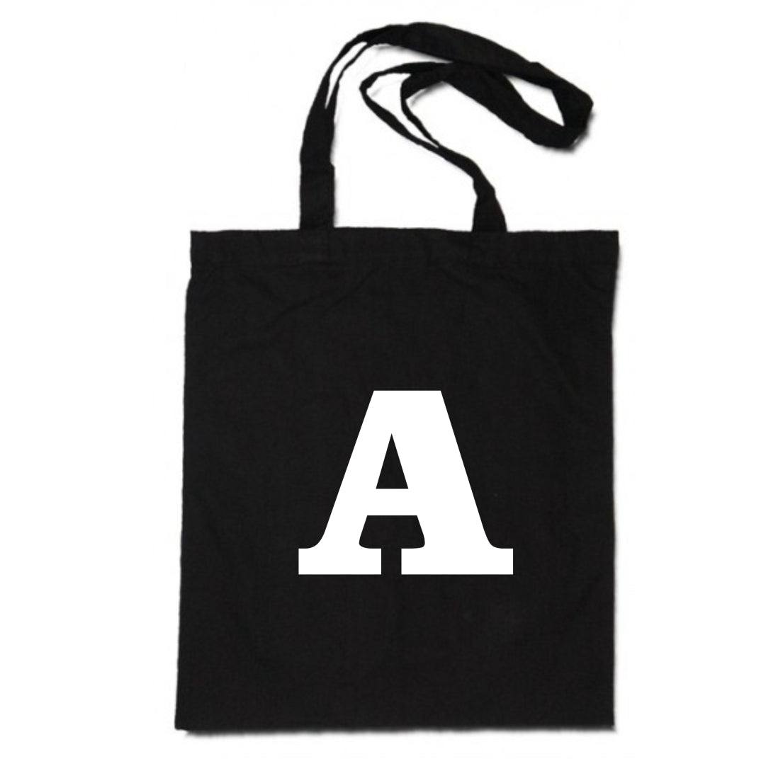 linnen tas - letter