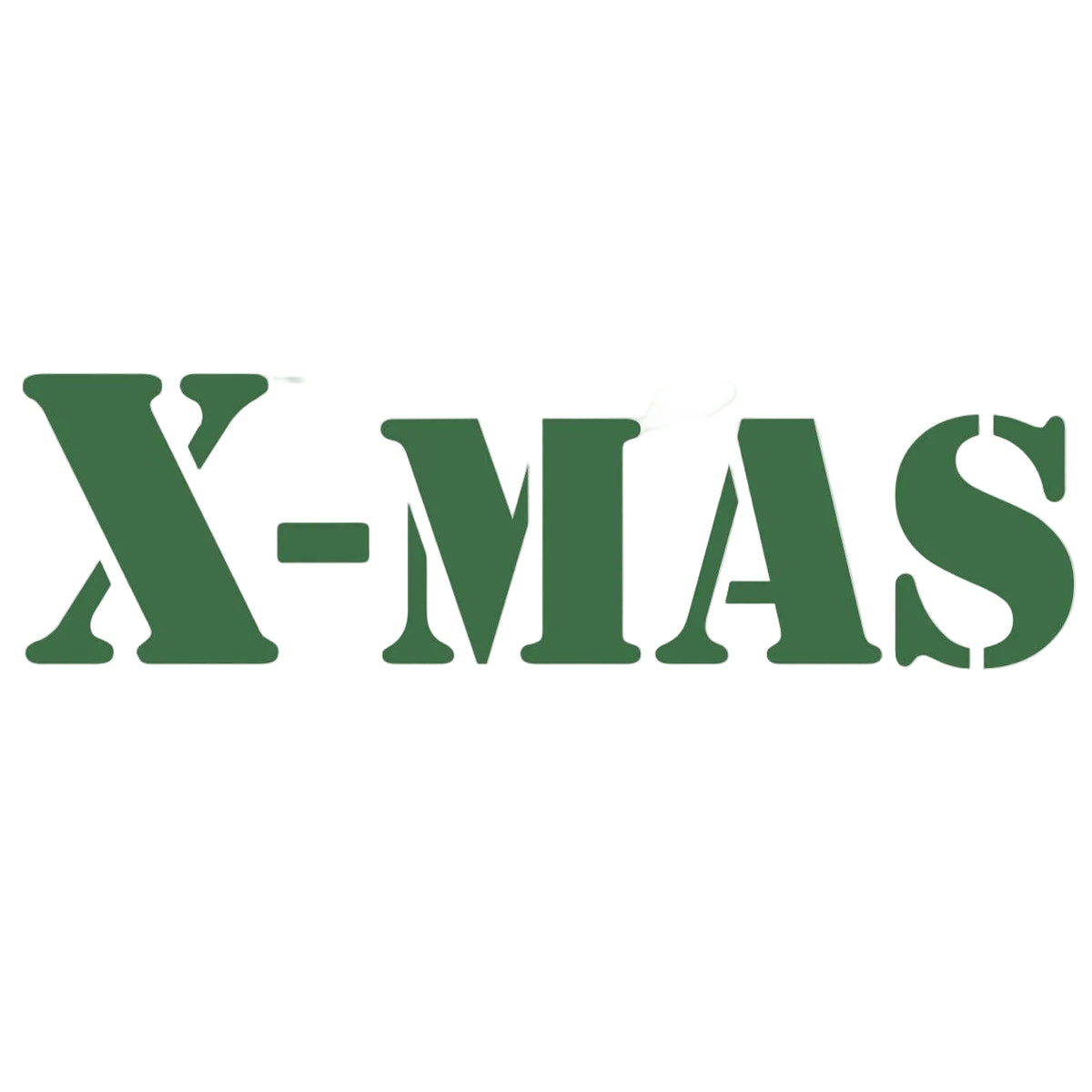 strijkapplicatie x-mas