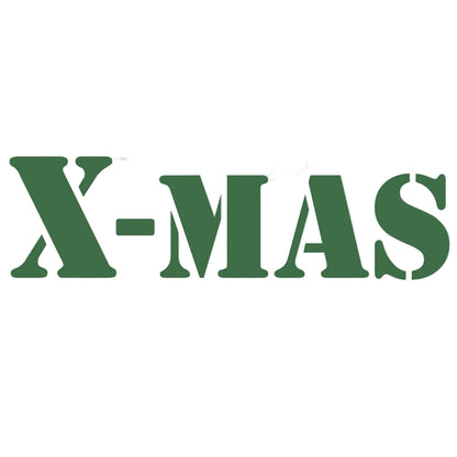 strijkapplicatie x-mas